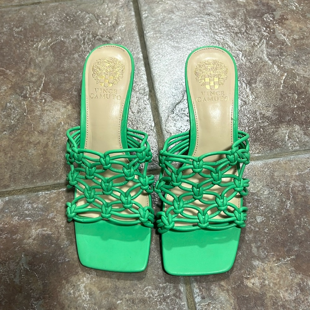 Green Vince Camuto Heel